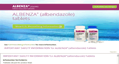 Desktop Screenshot of albenza.com